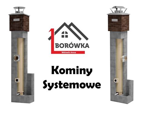 Komin systemowy ceramiczny wysokość 7m KW Fi 180 200 Standard Grabów