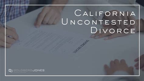 California Uncontested Divorce Common Questions Answered