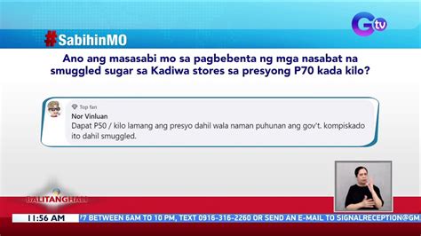 Tanong Sa Manonood Ano Ang Masasabi Mo Sa Pagbebenta Ng Mga Nasabat