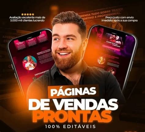 P Ginas De Vendas Prontas E Edit Veis Servi Os Digitais Dfg