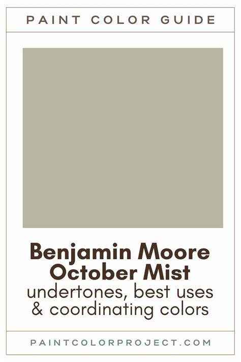 Benjamin Moore October Mist A Complete Color Review The Paint Color