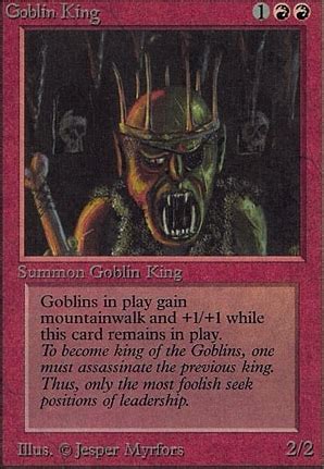 Goblin King Alpha Card Kingdom