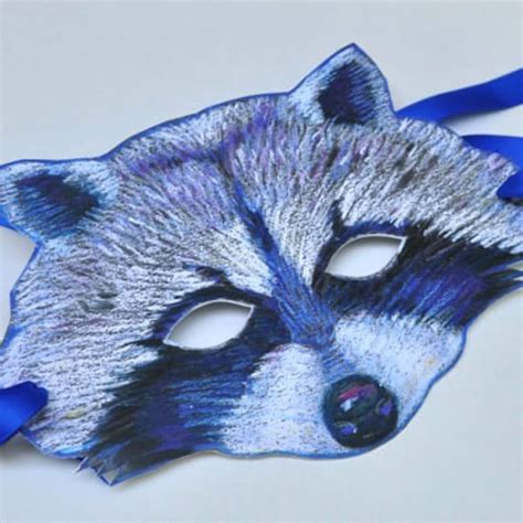 Raccoon Mask - Etsy