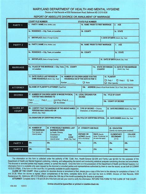 Maryland Divorce Decree Sample 2012 2025 Form Fill Out And Sign