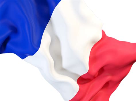 Waving flag closeup. Illustration of flag of France