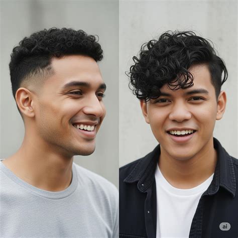 model rambut ikal pria terkini  trendi   pendek  panjang