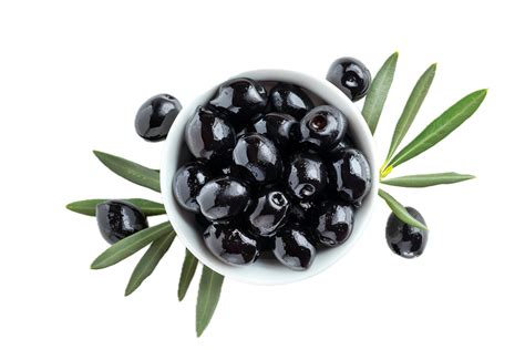 Ai Generated Bowl Of Black Olives Png 41152828 Png