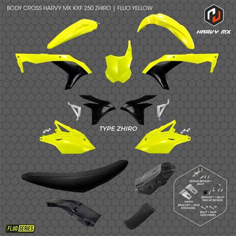 Jual Body Set Kx Pnp Klx Bf Dtracker Kuning Fluo Stabilo Body