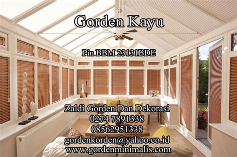 Memilih Gorden Kayu Wooden Blind Atau Krey Kayu Sebagai Secondary Scin