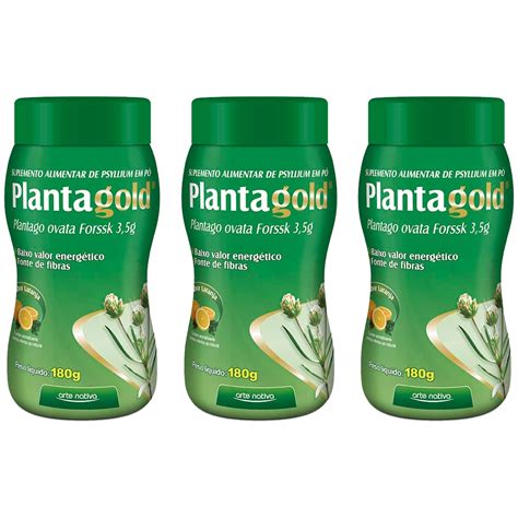 Planta Gold Plantago Ovata Rico Em Fibras Que Ajudam Regular Seu