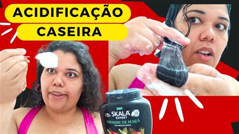 Receita De Acidifica O Capilar Caseira Vinagre De Ma Youtube