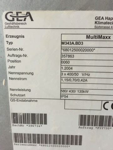 Maschinen und Anlagen