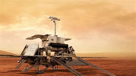 ESA ExoMars Rover On Surface Platform