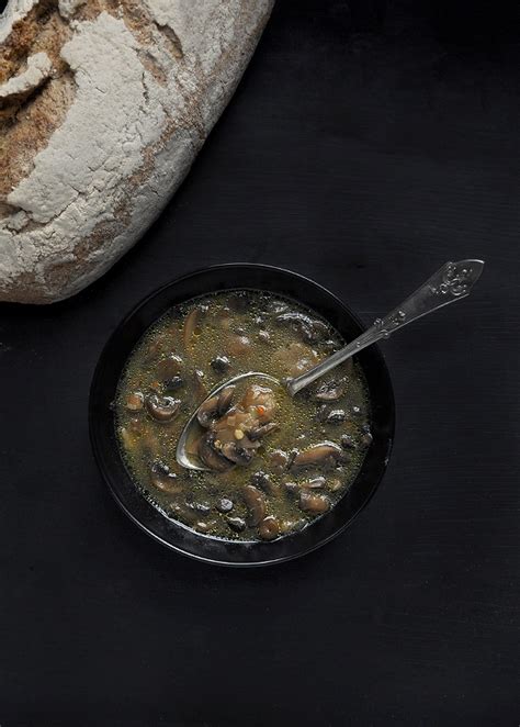 Confessions of a spoon: Cremini Mushroom Soup for the Winter Solstice