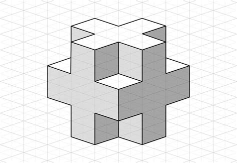 16 best isometric grid drawing images on Pinterest | Isometric grid ...