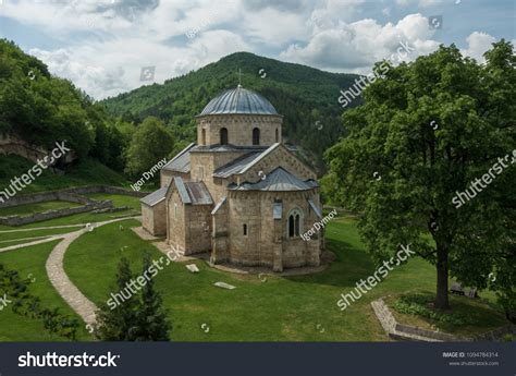 Church Orthodox Monastery Gradac Serbia Gradac Stock Photo