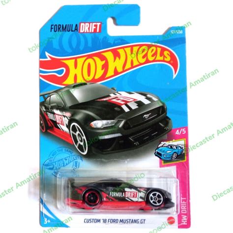 Jual Hot Wheels Custom Ford Mustang Gt Formula Drift Kab Lombok