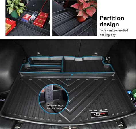 Amazon Jdeymat Floor Mats And Trunk Cargo Liner Compatible For