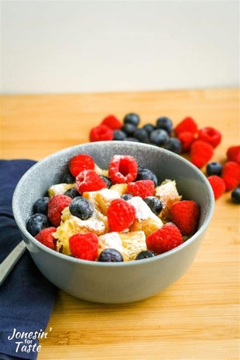 Slow Cooker Vanilla Custard Bread Pudding - Jonesin' For Taste