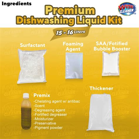 Premium Dishwashing Liquid Kit - Wise Cleaner