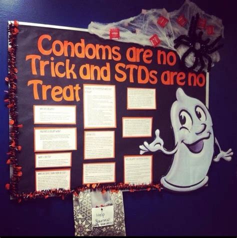 Safe Sex Bulletin Board College Bulletin Boards Halloween Bulletin