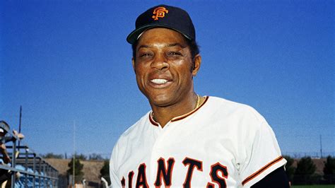 Willie Mays Hall Of Fame Outfielder Who Played For The Giants Mets