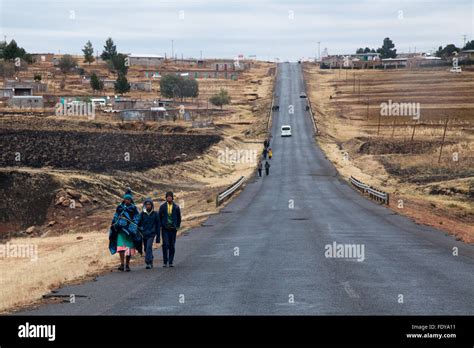 The rural Lesotho highlands. A travel destination in Africa Stock Photo - Alamy