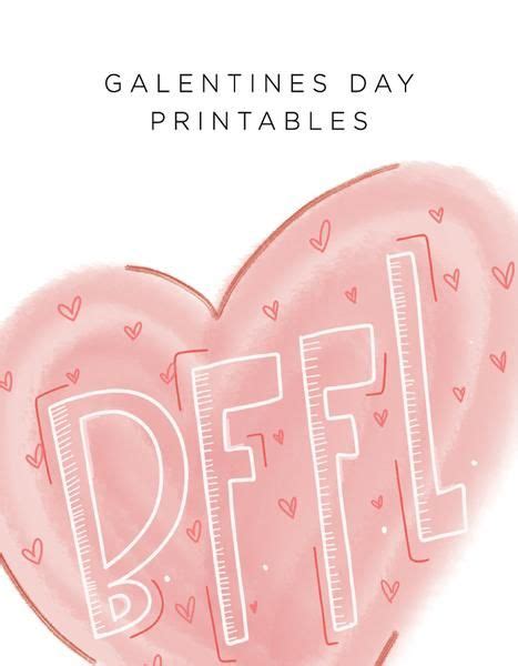 Free Galentines Day Printables Galentines Free Printables T Guide