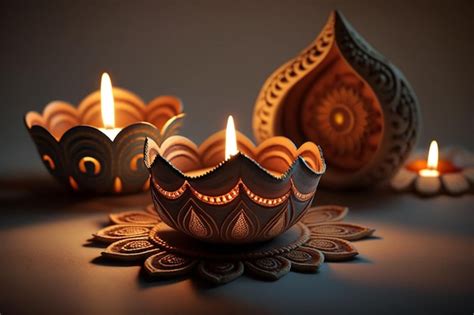 Premium Ai Image Happy Diwali Or Deepavali Traditional Indian