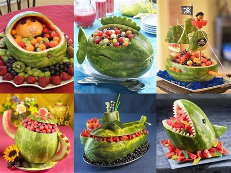 7 Refrescantes Ideas De Decoración Con Frutas Frutas Decoradas Tallado De Frutas Y Verduras