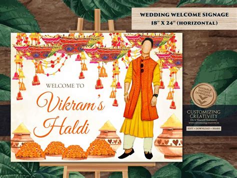 Haldi Posters Boy Groom Haldi Signs Welcome To Haldi Signs As Haldi