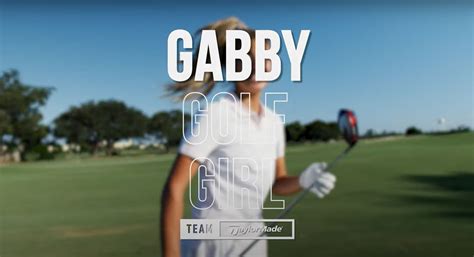 Gabby Golf Girl Historic Taylormade Partnership Unveiled Golfaid