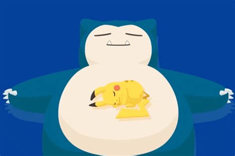 Pikachu Sleeping Gif