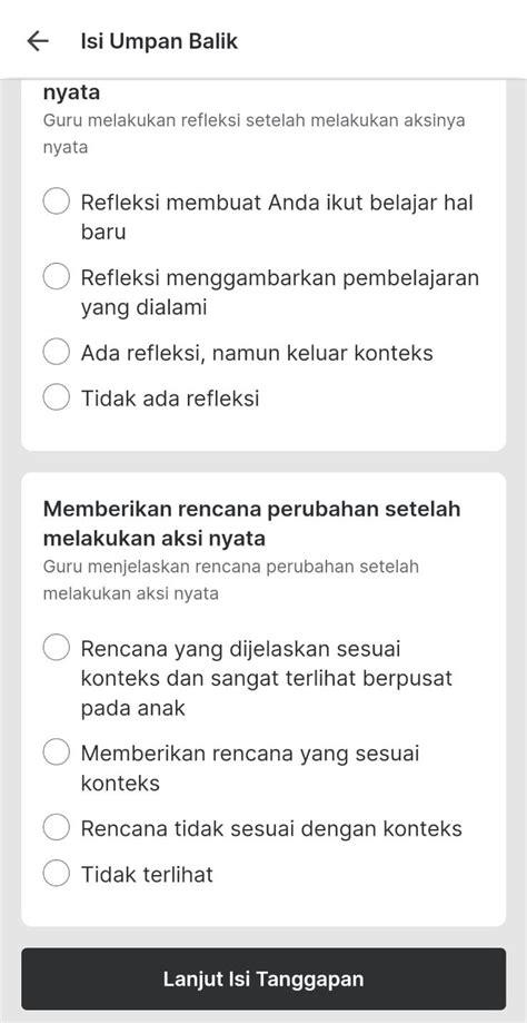 Memberi Dan Menerima Umpan Balik Aksi Nyata Merdeka Mengajar