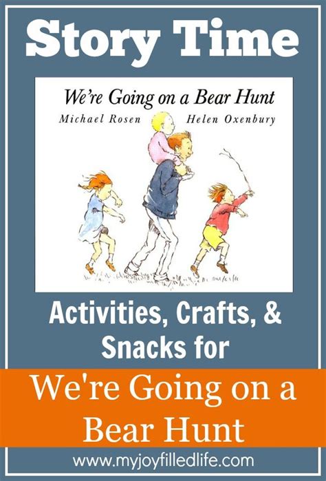 We're Going on a Bear Hunt - Story Time Activities | Book activities ...