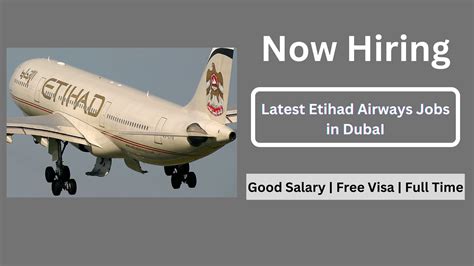 Etihad Airways Announced Job Vacancies In Dubai Abu Dhabi In 2023