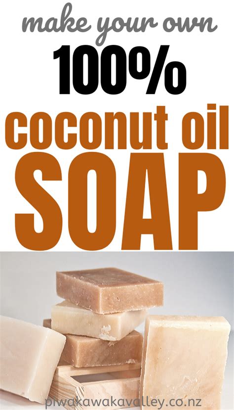 Make Your Own Coconut Oil Soap At Home Coconut Oil Soap Laundry Bar