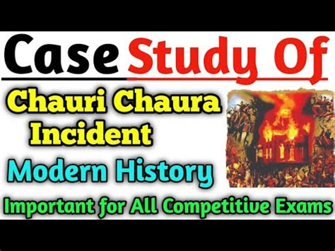 Chauri Chaura Incident Details Analysis Modern History YouTube