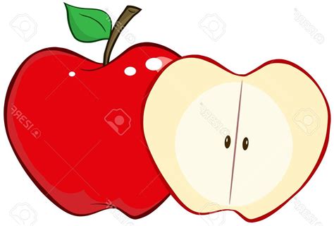 Cut Apple Clipart Free Download On Clipartmag