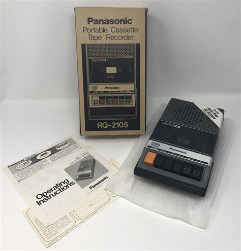 Panasonic Portable Cassette Tape Recorder RQ 2105 Vintage New EBay