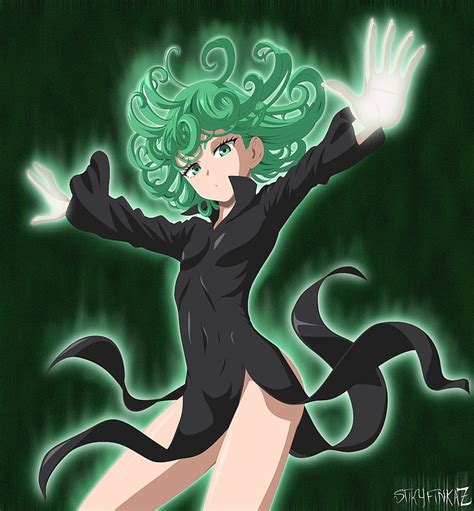 Hd Wallpaper One Punch Man Tatsumaki Anime Girls Illuminated