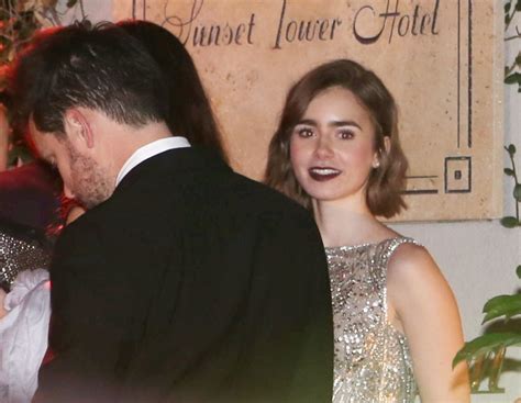 LILY COLLINS Leaves a Golden Globes After Party – HawtCelebs