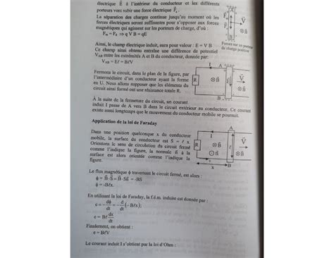 Solution Physique Induction Electromagnetique Cours Detailles