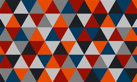 Premium Vector Colorful Triangle Geometric Pattern Background Eps 10 Vector