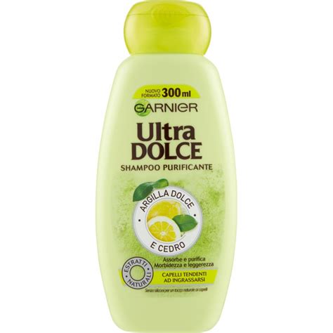 Garnier Ultra Dolce Shampoo Purificante Con Argilla Dolce Cedro Ml300