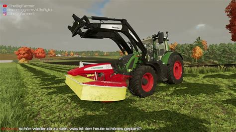 LS22 ELLERBACH REPLAY 2 GRAS mähen mit dem FENDT MULTIPLAYER