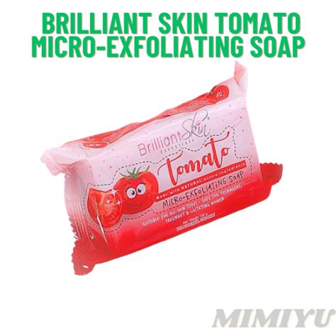 Brilliant Skin Tomato Micro Exfoliating Soap Kojic Acid