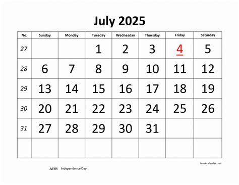 July Calendar 2025 Pdf Blank Printable Olivia Amal