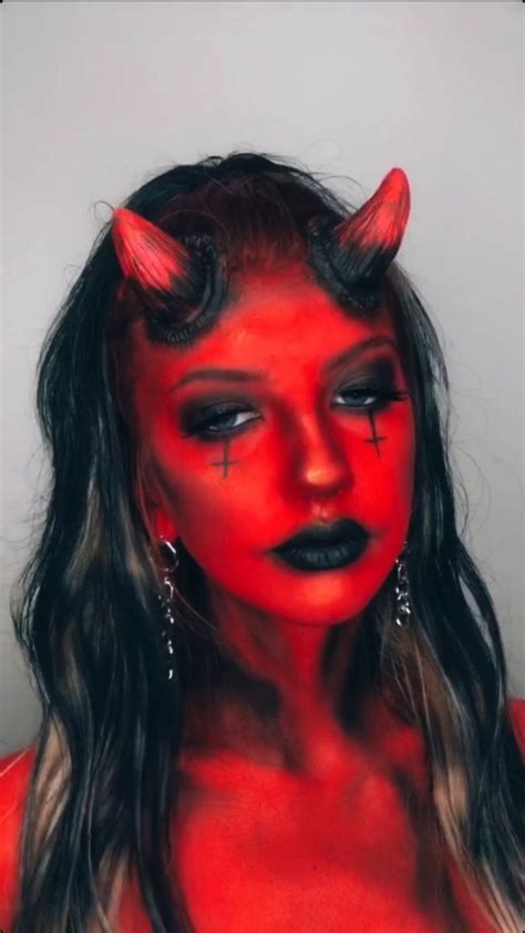 makeup | Devil makeup, Devil makeup halloween, Halloween makeup