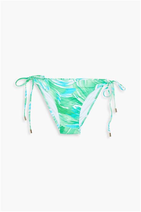 Melissa Odabash Canary Printed Bikini Briefs The Outnet